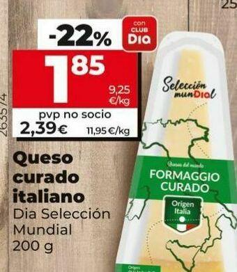 Dia Queso curado dia oferta