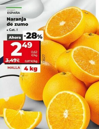 La Plaza de DIA Naranjas oferta