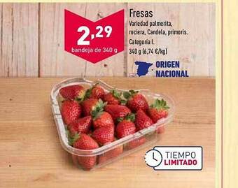 ALDI Fresas oferta