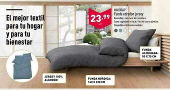 ALDI Novitesse Funda Edredón Jersey oferta