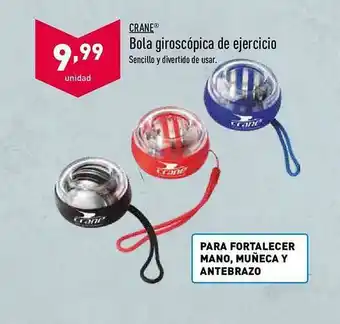 ALDI Crane Bola Giroscópica De Ejercicio oferta