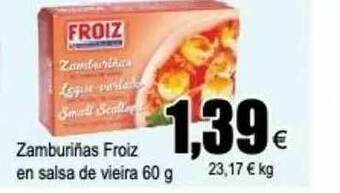 FROIZ Zamburiñas Froiz En Salsa De Vieira oferta