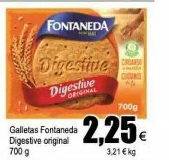 FROIZ Galletas Fontaneda Digestive Original oferta