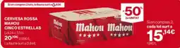 El Corte Inglés Mahou cerveza rossa cinco estrellas oferta