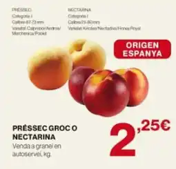 El Corte Inglés Royal - préssec groc o nectarina oferta