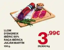 El Corte Inglés Iberica 50% raça iberica julian martín oferta