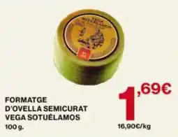 El Corte Inglés Vega sotuelamos - formatge d'ovella semicurat oferta
