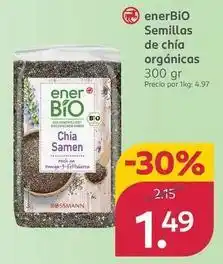 Rossmann Enerbio - semillas de chia orgánicas oferta