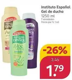Rossmann Instituto español - gel de ducha oferta
