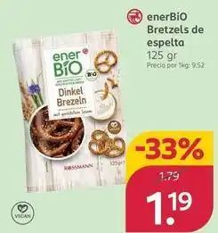 Rossmann Enerbio - bretzels de espelta oferta