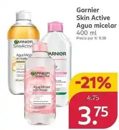 Rossmann Garnier - skin active agua micelar oferta