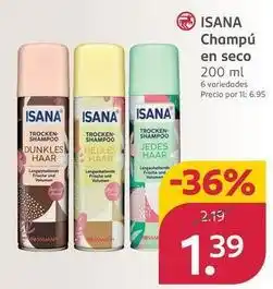 Rossmann Isana - champú en seco oferta