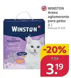 Rossmann Winston - arena aglomerante para gatos oferta
