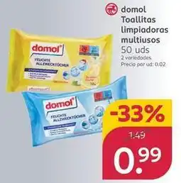 Rossmann Domol - toallitas limpiadoras multiusos oferta