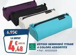 Bureau Vallée Exacompta - estoig semirodo titane 4 colors assortits oferta
