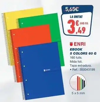 Enri - ebook 5 colors 60 g