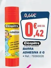 Bureau Vallée Cléopâtre - barra oferta