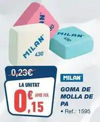 Bureau Vallée Milán - goma de molla de pa oferta