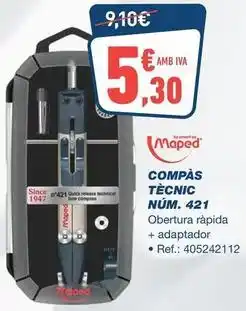Bureau Vallée Maped - compas tecnic oferta