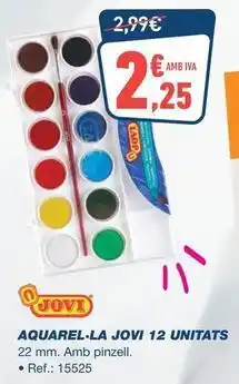 Bureau Vallée Jovi - aquarel-la 12 unitats oferta