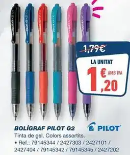 Bureau Vallée Pilot - bolígraf g2 oferta
