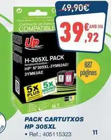 Bureau Vallée Jet - pack cartutxos hp oferta