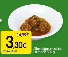 Dialprix Albóndigas en salsa la ración oferta