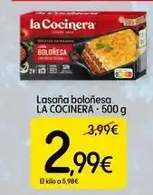 Dialprix La cocinera - lasana bolonesa oferta
