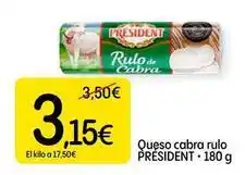 Dialprix Président - queso cabra rulo oferta