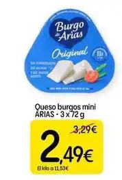 Dialprix Burgo de arias - queso burgos mini oferta