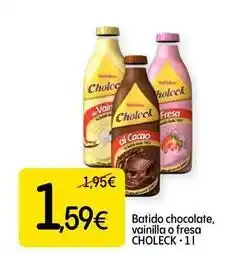 Dialprix Choleck - batido chocolate, vainilla o fresa oferta