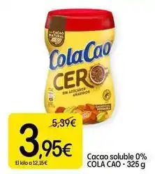 Dialprix Cola cao - cacao soluble 0% oferta