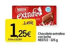 Dialprix Nestlé - chocolate extrafino con leche oferta
