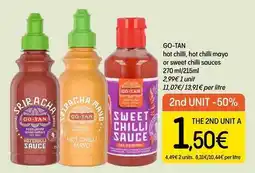 Dialprix Go-tan - hot chilli, hot chilli mayo or sweet chilli sauces oferta