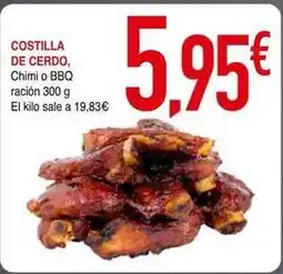 Masymas Costilla de cerdo oferta