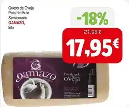 Masymas Queso de oveja pata de mulo semicurado oferta