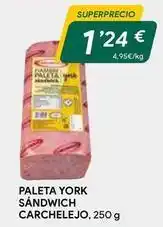 Masymas Carchelejo - paleta york sandwich oferta