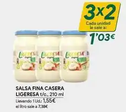 Masymas Ligeresa - salsa fina casera oferta