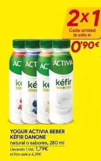 Masymas Danone - yogur activia beber kefir oferta