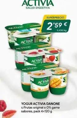 Masymas Danone - yogur activia oferta