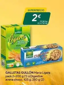 Masymas Gullón - galletas maria ligera oferta