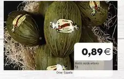 Plenus Supermercados España - melon verde entero oferta