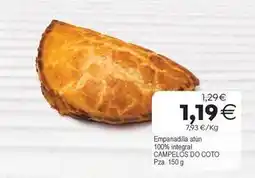 Plenus Supermercados Coto - empanadilla atun 100% integral oferta