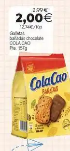 Plenus Supermercados Cola cao - galletas bañadas chocolate oferta