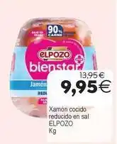 Plenus Supermercados El pozo - xamón cocido reducido en sal oferta