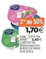 Plenus Supermercados Burgo de arias - queixo fresco mini oferta