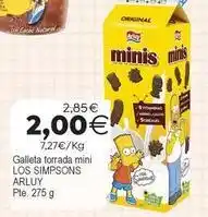Plenus Supermercados Simpsons - galleta torrada mini oferta