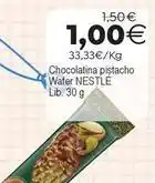 Plenus Supermercados Nestlé - chocolatina pistacho wafer oferta