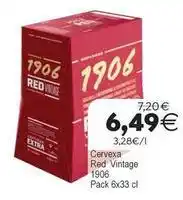 Plenus Supermercados 1906 - cervexa red vintage oferta