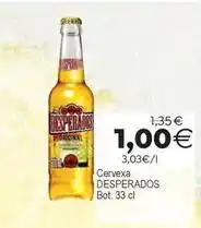 Plenus Supermercados Desperados - cervexa oferta